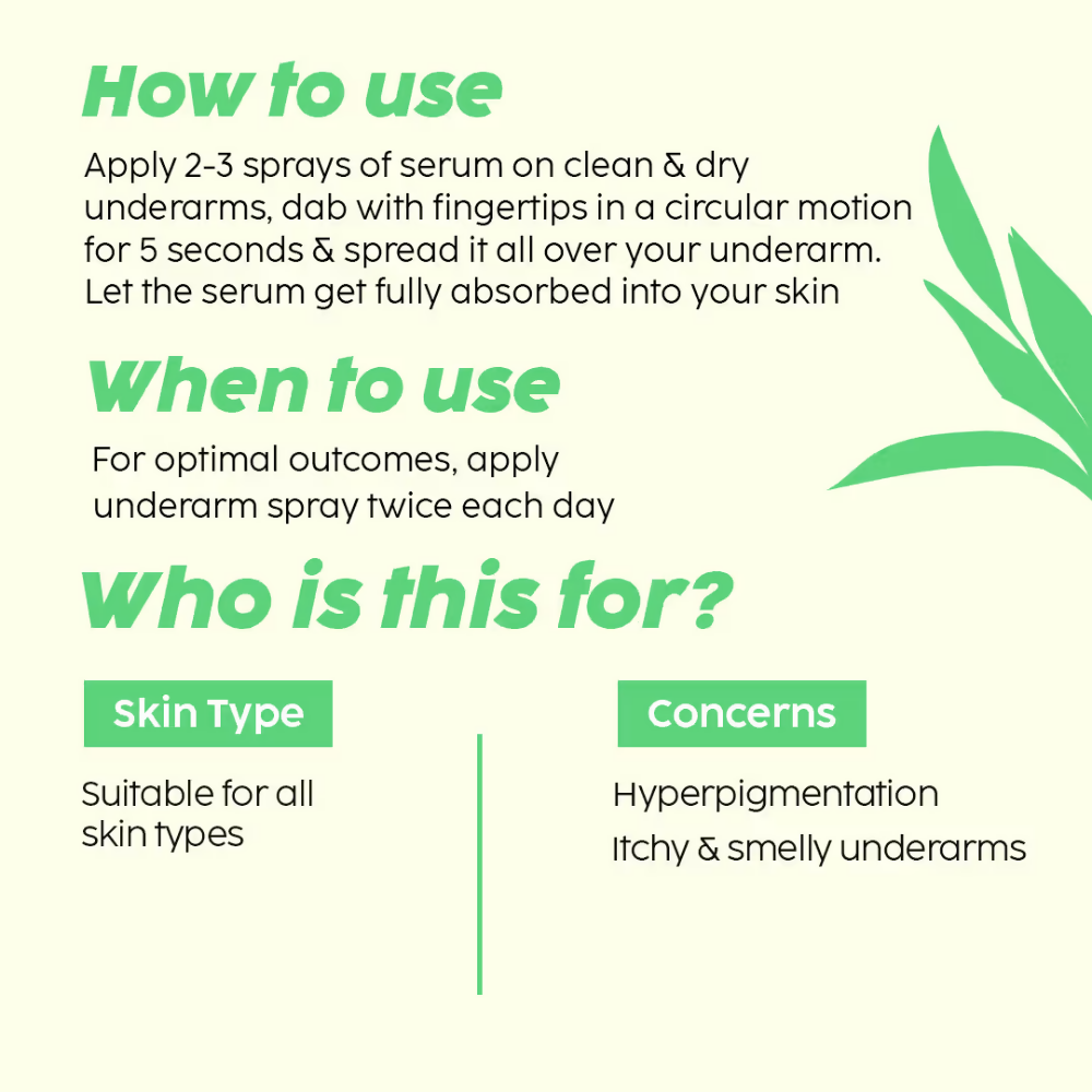 PLIX The Plant Fix Pineapple Underarm Depigmentation Spray - Distacart
