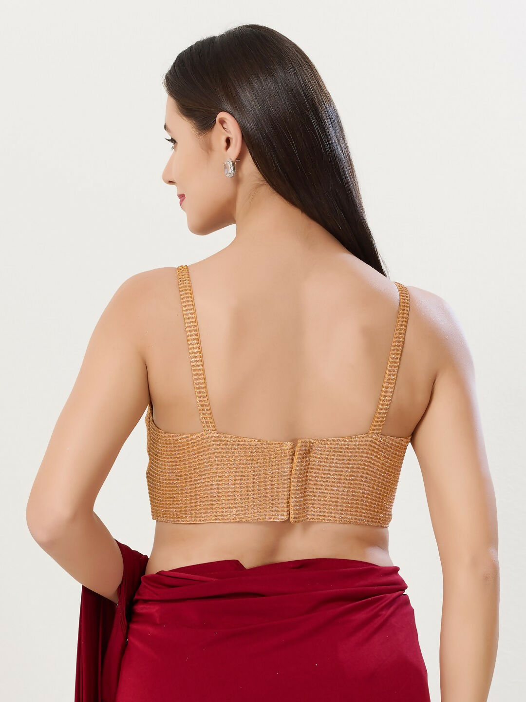 Joban Fashion Women Polyester Copper Stitched Blouse - Distacart