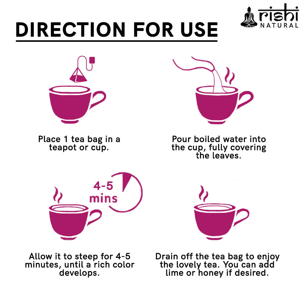 Copy of SKIN GLOW TEA  DIRECTION FOR USE