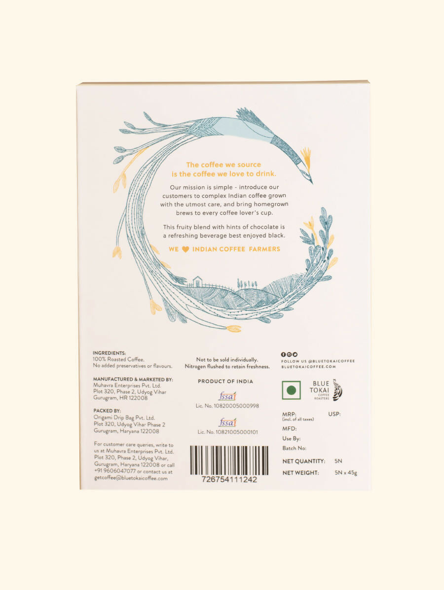 Blue Tokai Cold Brew Bags - Light Blend - Distacart