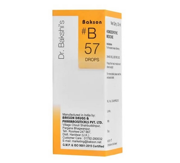 Bakson's Homeopathy B57 Drops - Distacart
