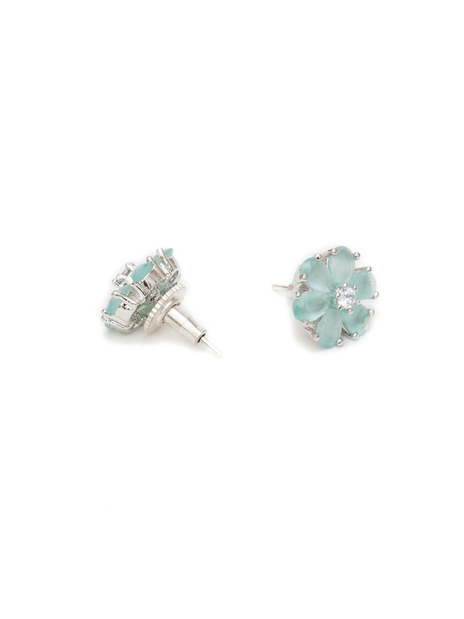 stone stud (mint green ) - Ruby Raang - Distacart