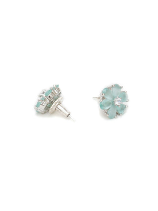 stone stud (mint green ) - Ruby Raang - Distacart