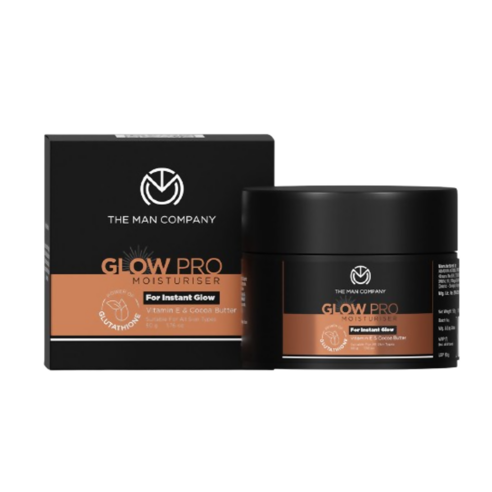 The Man Company Glow Pro Non-Sticky Daily Moisturizer For Instant Glow - Distacart
