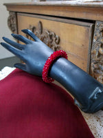Thumbnail for Inhanns Unisex Crystal Bloom – Adjustable Crystal Bead Bracelets - Maroon - Distacart