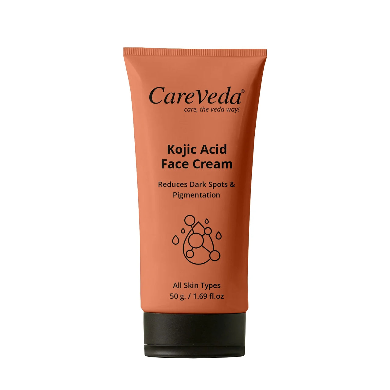 CareVeda Kojic Acid Face Cream For Reduces Dark Spots & Pigmentation Suitable For All Skin Types - Dista