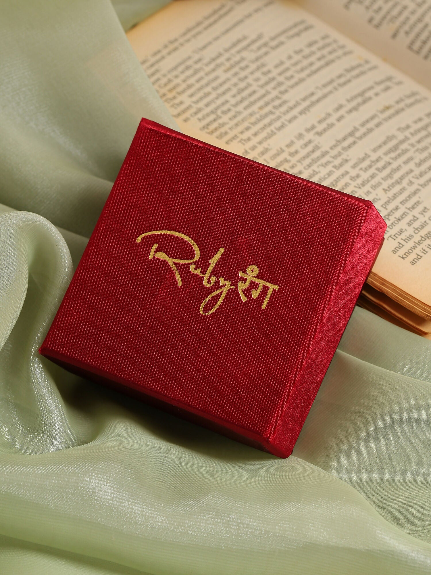 Ruby Raang Kundan Raaj Ring