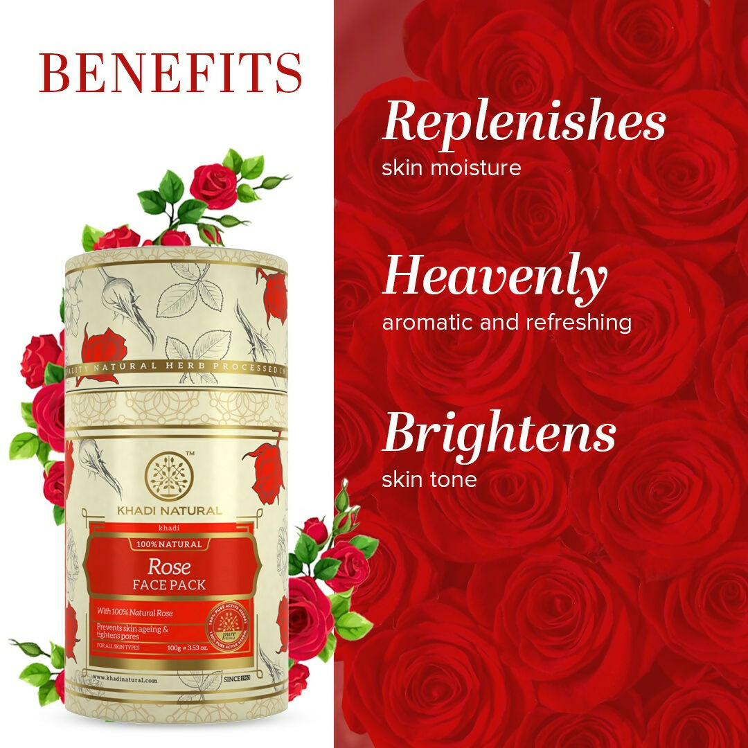 Khadi Natural Rose Face Pack