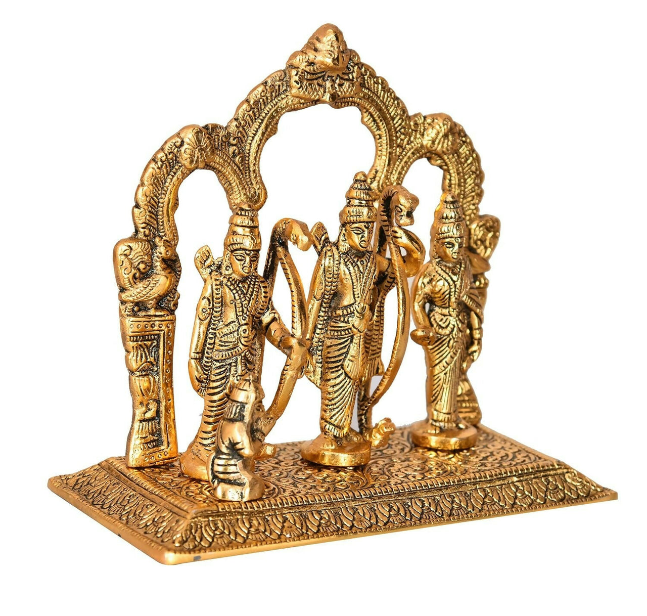Ascension Metal Lord Ram Darbar Idol - Distacart