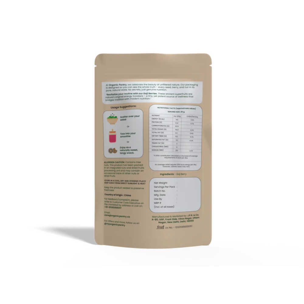 Organic Pantry Dried Goji Berry - Distacart