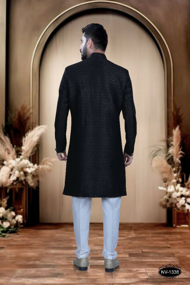 Joban Fashion Men's Black TR Kurta with Pyjama - Distacart