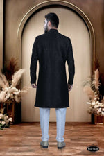 Thumbnail for Joban Fashion Men's Black TR Kurta with Pyjama - Distacart