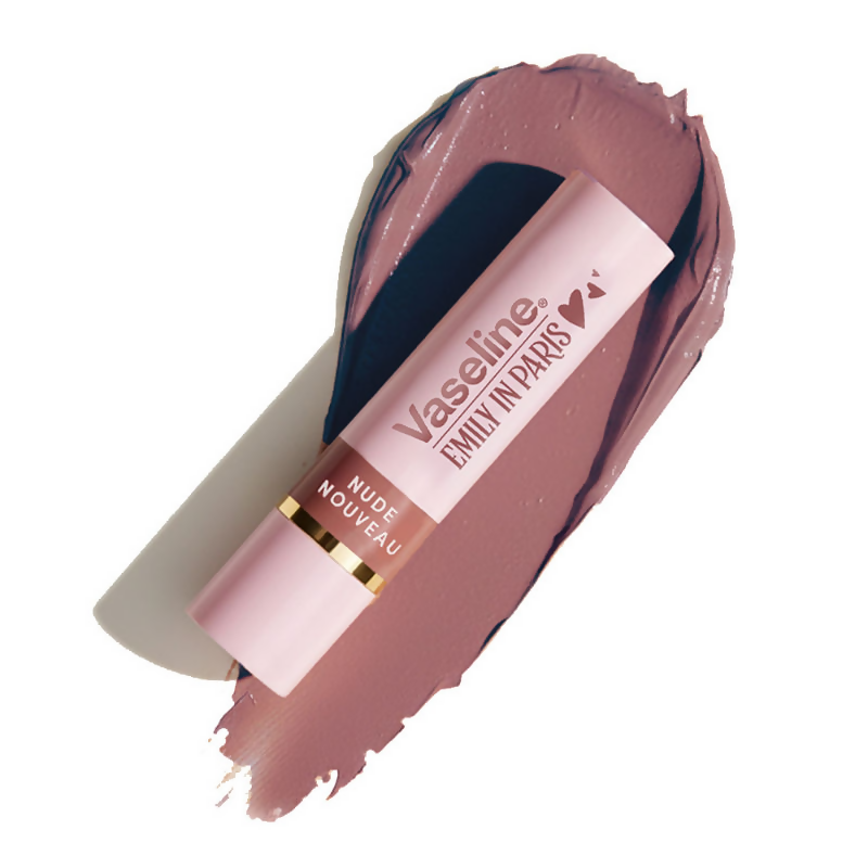 Vaseline Emily In Paris Tinted Lip Balm Stick - Nude Nouveau - Distacart