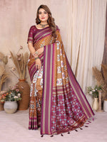 Thumbnail for Aastha Fashion Mustard Soft Silk Weaving Saree - Distacart