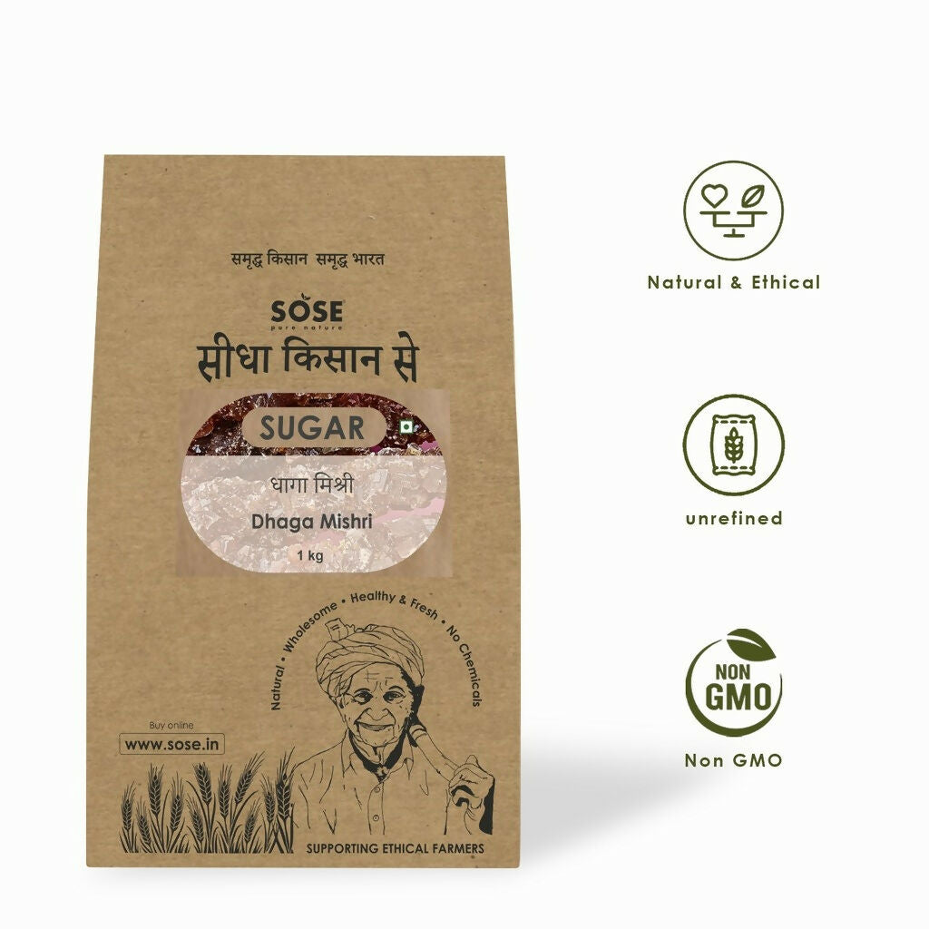 Gir Sidha Kisan Se Natural Dhaga Mishri - Distacart