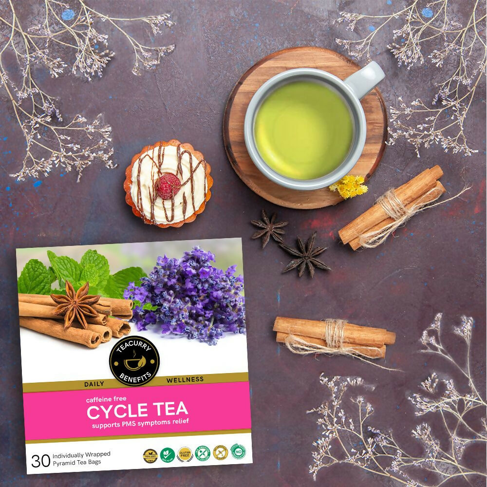 Teacurry Period Tea - Cycle Tea with Diet Chart - Distacart