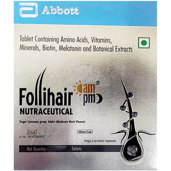 Abbott Follihair AM PM Tablets - Distacart