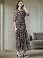 Thumbnail for Souchii Printed Maxi Dress