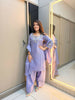 Anaita Lavender Crape Readymade Kurti Set with Beads Sequence Work - Distacart