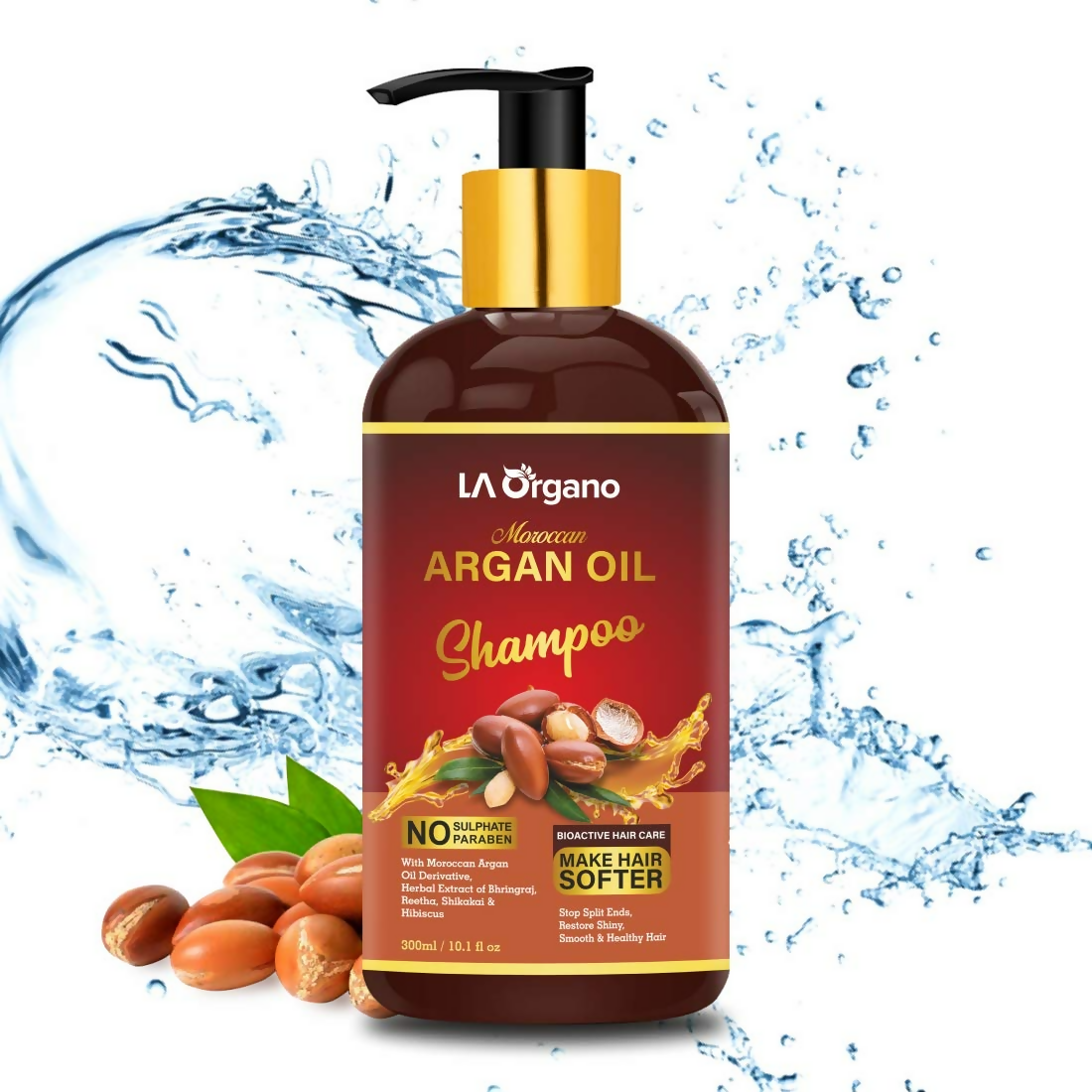 LA Organo Moroccan Argan Hair Shampoo - Distacart