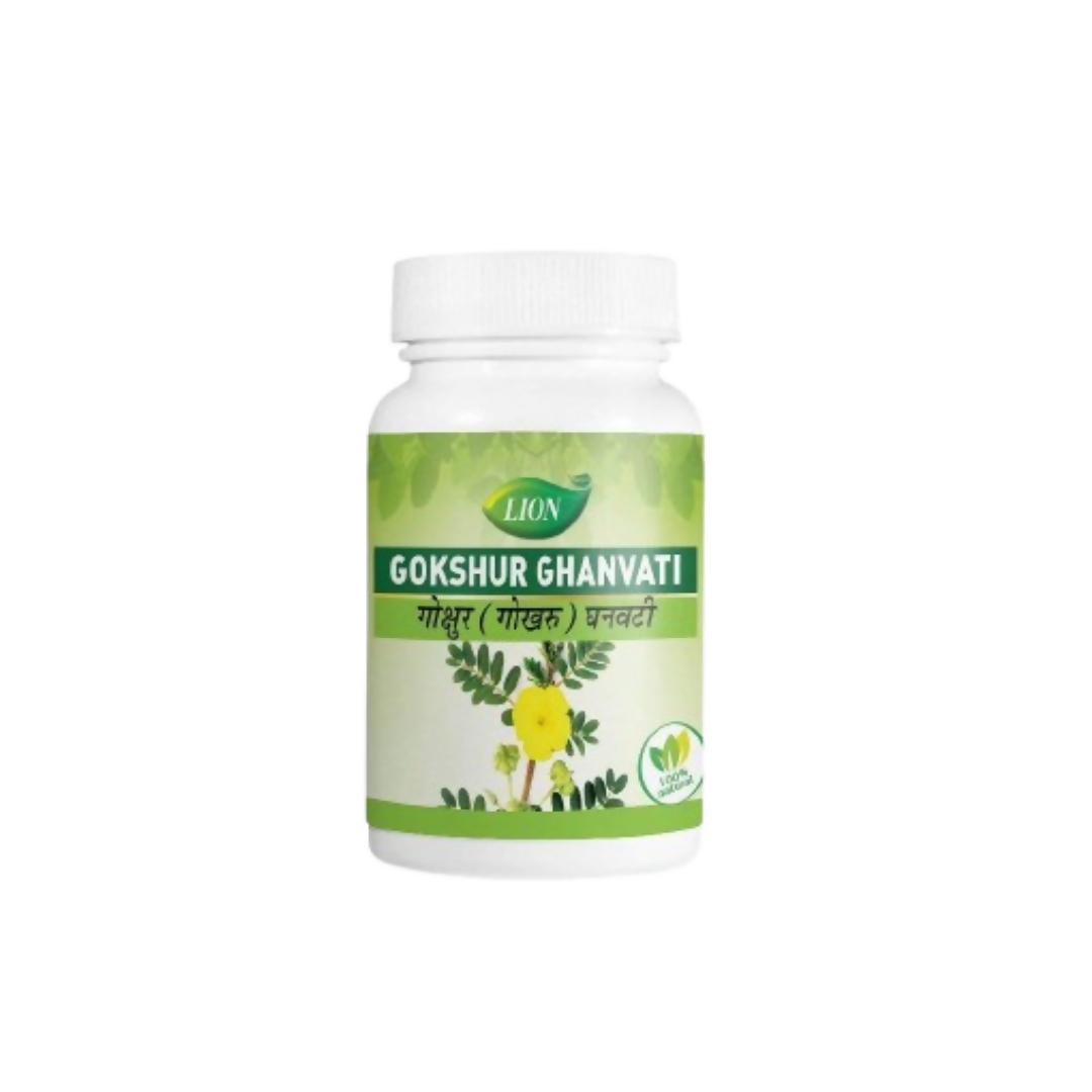 Lion Ayurveda Gokshur(Gokhru) Ghanvati, Green