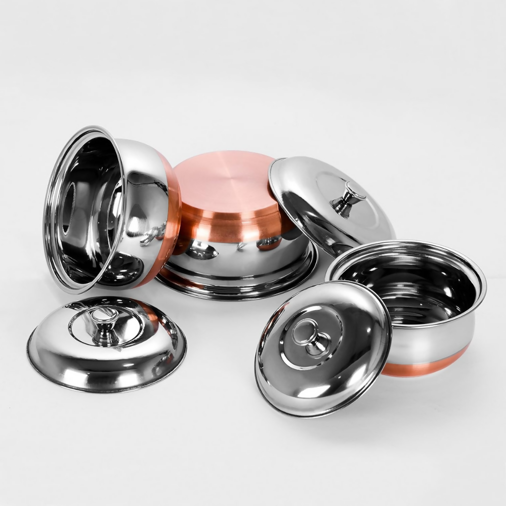 Sumeet Stainless Steel Handi Pot Set - Dista