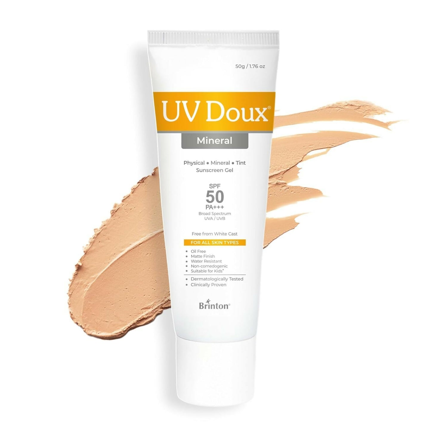 Brinton UV Doux Mineral Sunscreen SPF 50 PA+++ - Dista