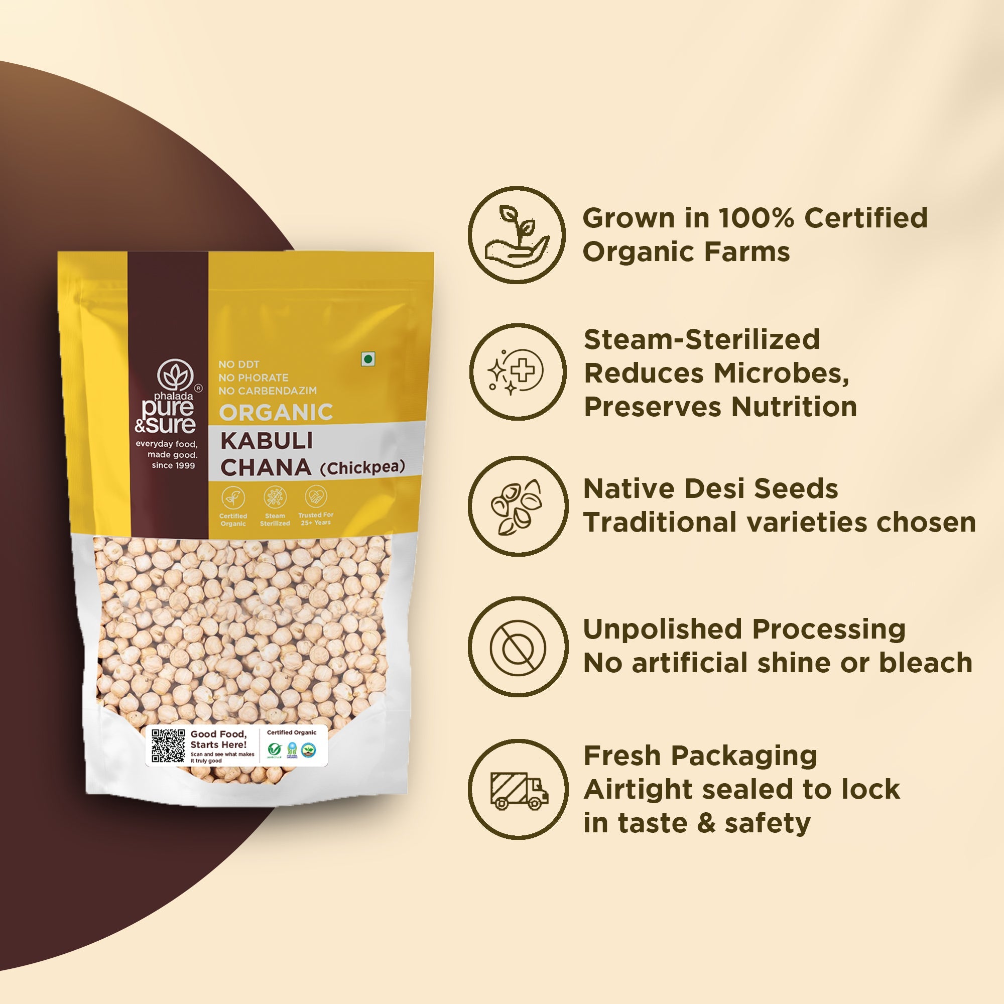 Pure & Sure Organic Kabuli Chana