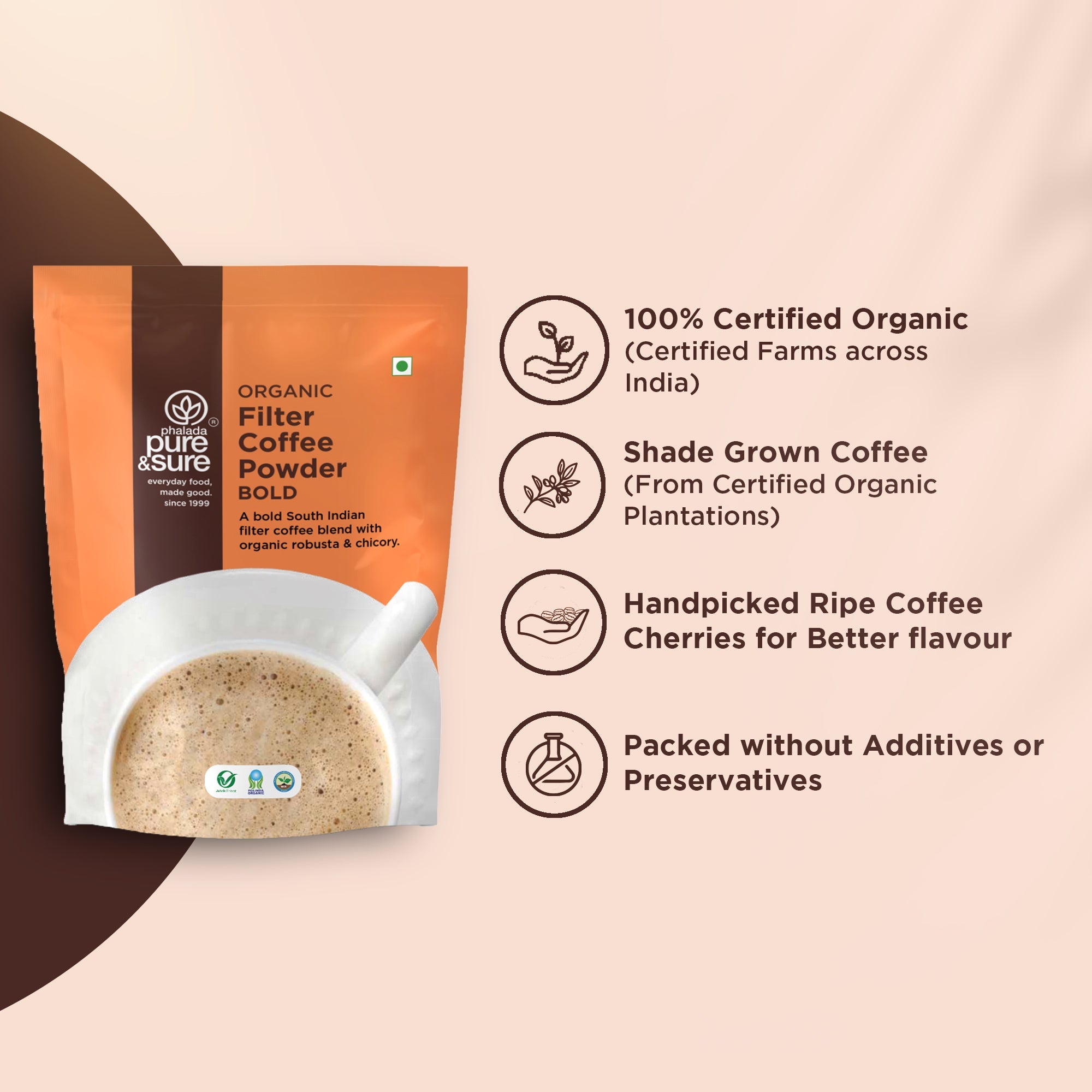 Pure & Sure Organic Coffee Bold