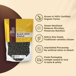 Thumbnail for Pure & Sure Organic Black Urad Whole - Distacart