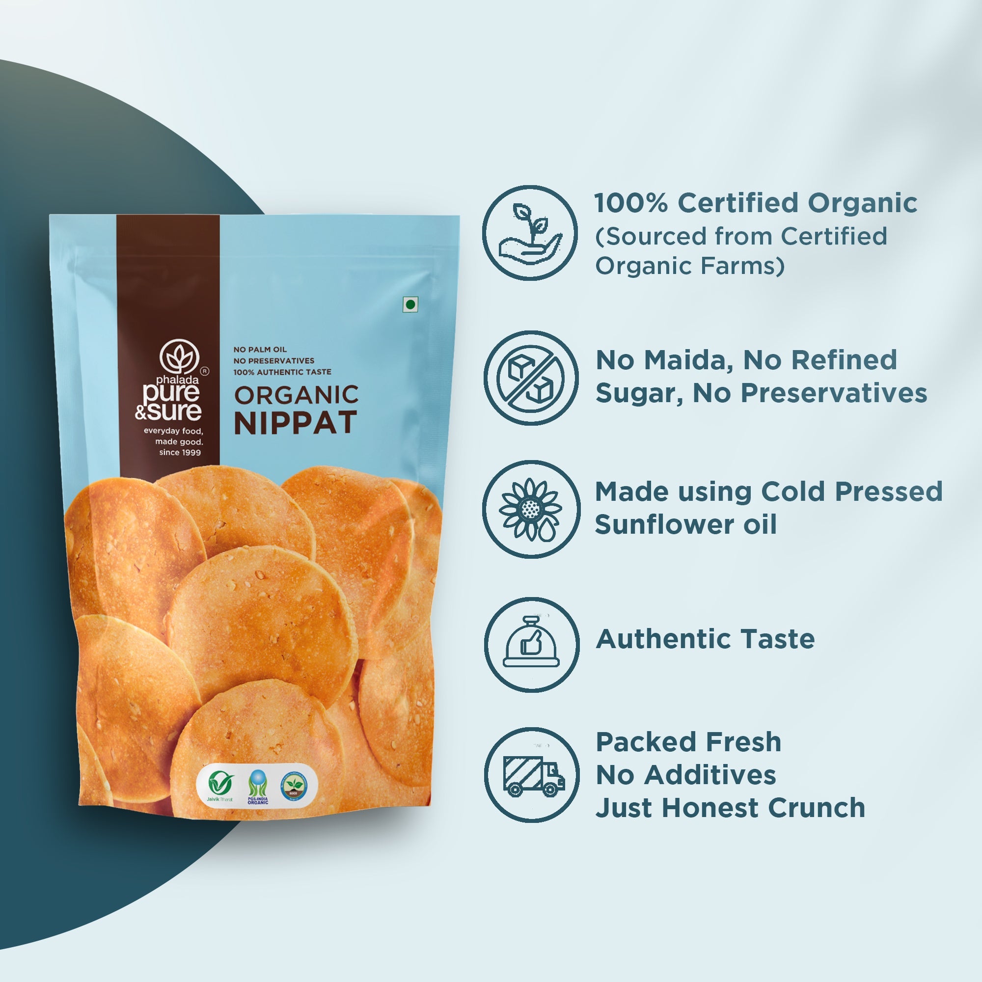 Pure & Sure Organic Nippat