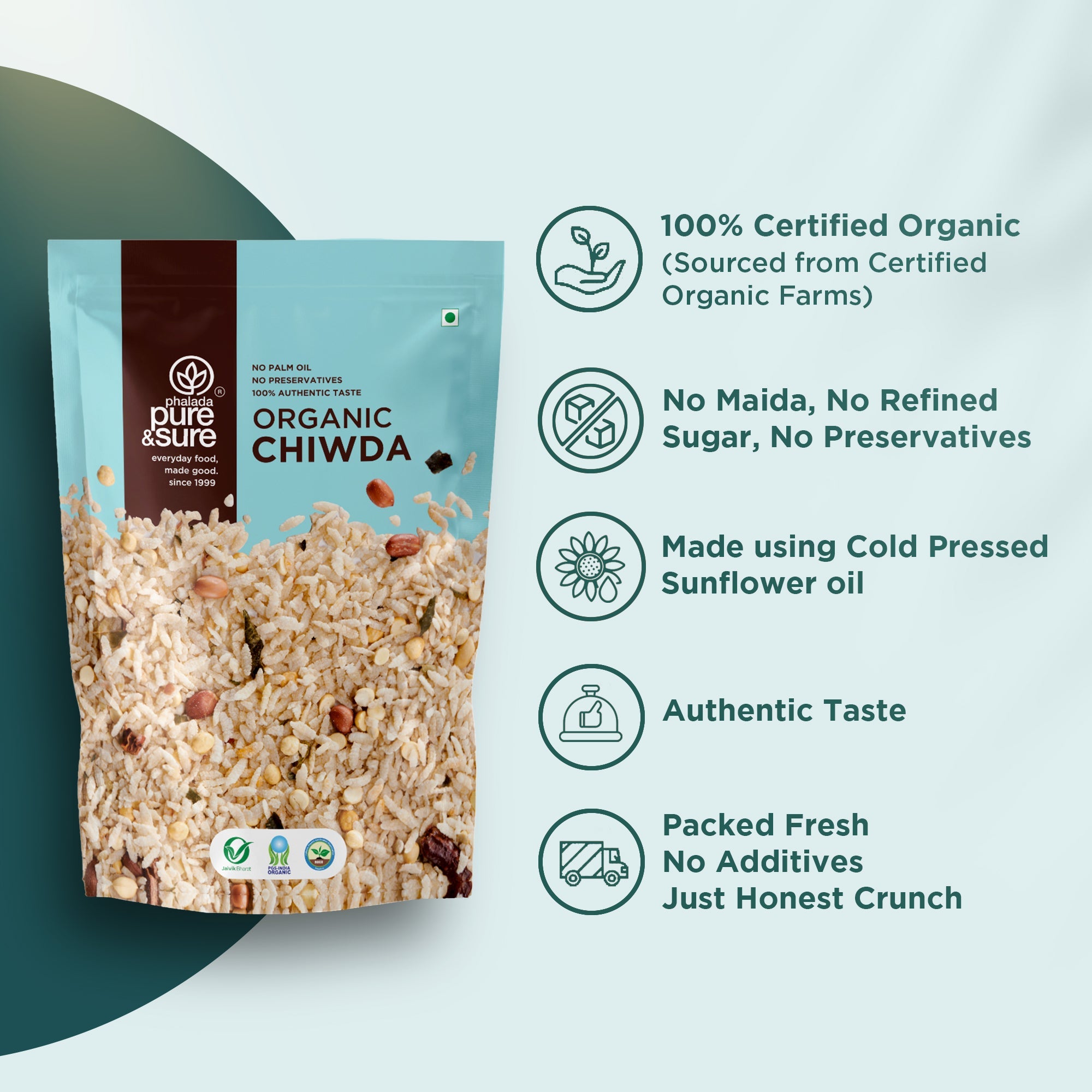 Pure & Sure Organic Chiwda