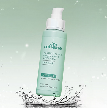 mCaffeine 2% Salicylic Acid Niacinamide & Matcha Tea Face Wash - Distacart