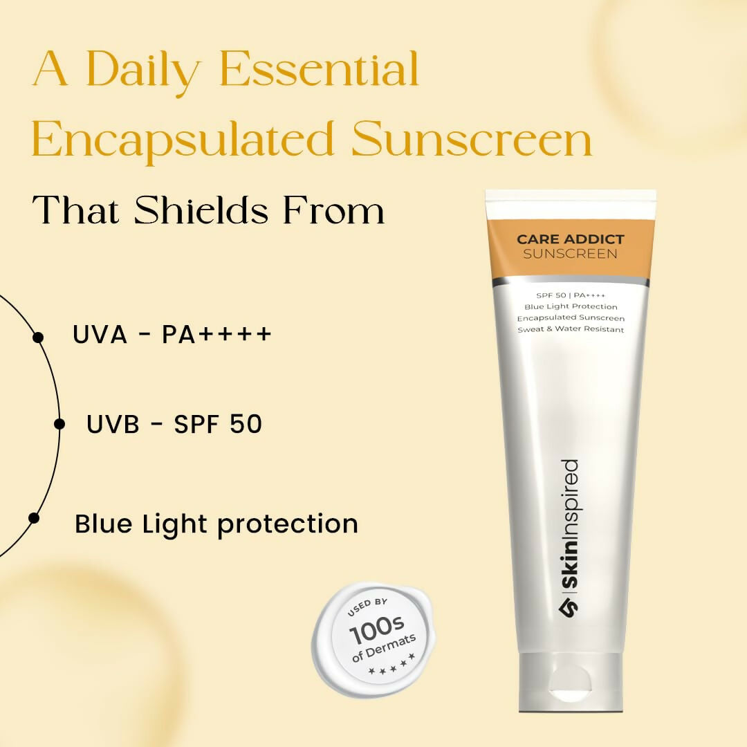 SkinInspired Care Addict Encapsulated SunscreenSPF 50 For Dry Skin With Pa++++