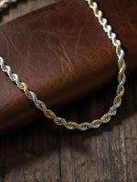 Thumbnail for NVR Men's Handcrafted Rhodium Plated Chain - Distacart