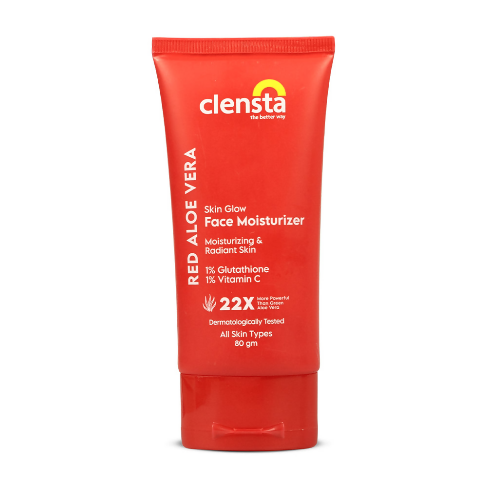 Clensta Red Aloe Vera Skin Glow Face Moisturizer - Distacart