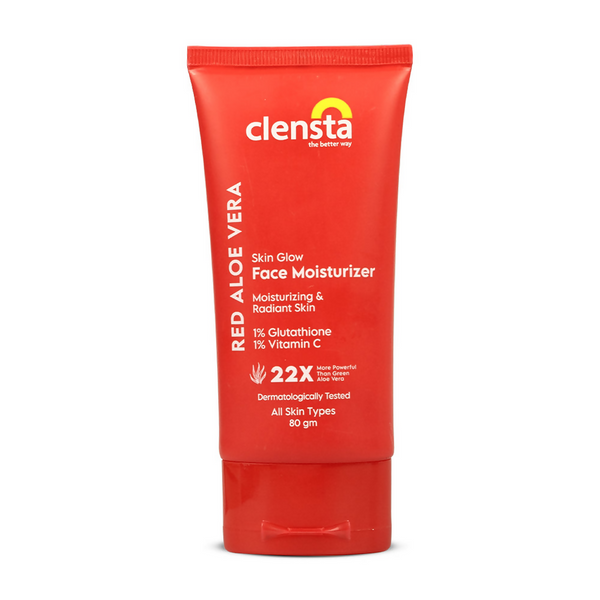 Clensta Red Aloe Vera Skin Glow Face Moisturizer - Distacart