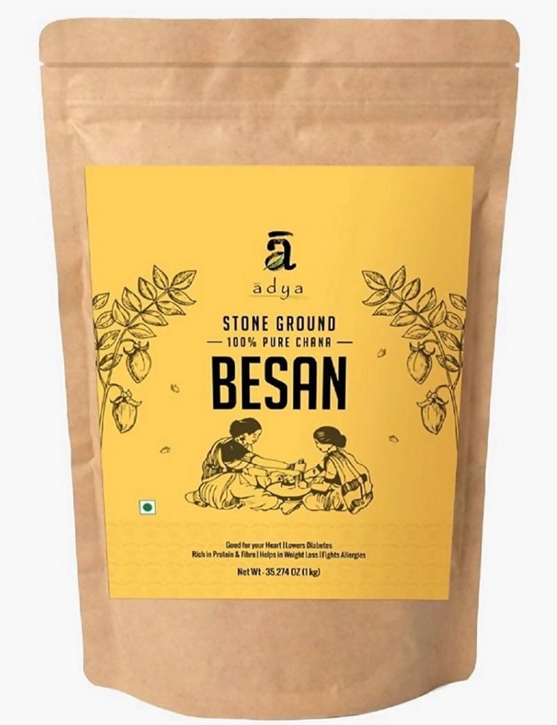 Adya Organics Stone Ground Besan