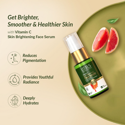Lotus Botanicals Vitamin C Skin Brightening Face Serum - Distacart
