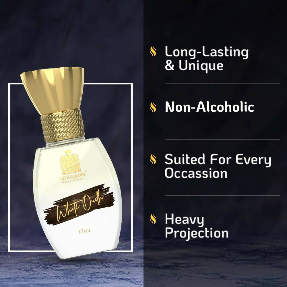 AdilQadri White Oudh Luxury Attar Perfume - Distacart