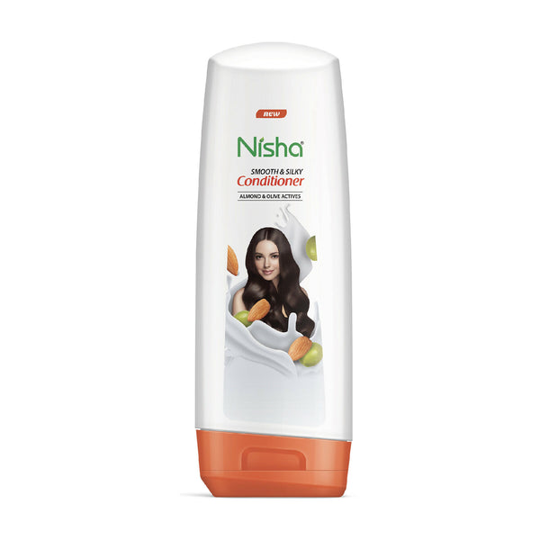 Nisha Conditioner For Women, Almond & Olive Actives, Hair Conditioner - Distacart