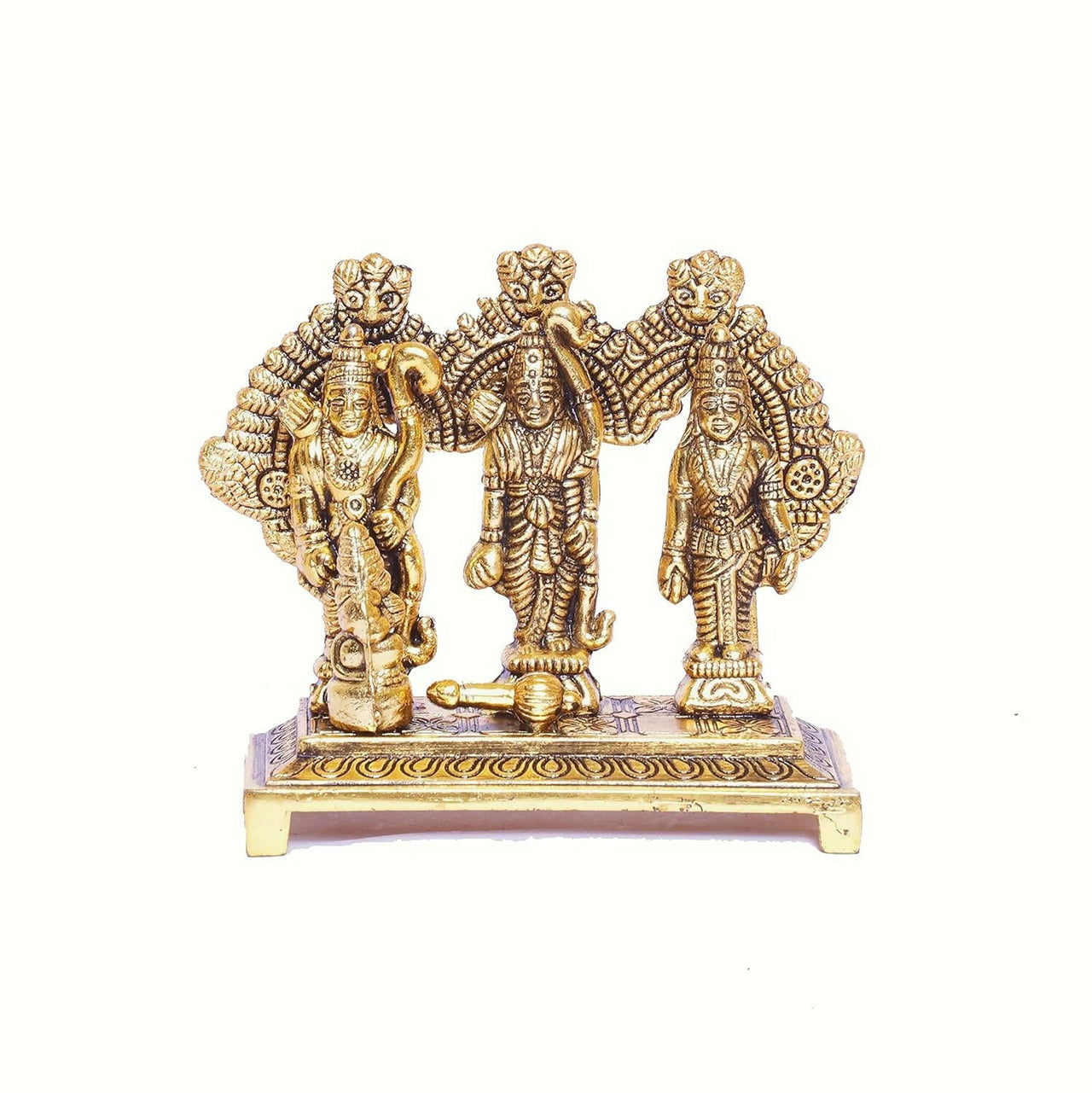 KridayKraft Shri Ram Darbar Metal Statue - Distacart