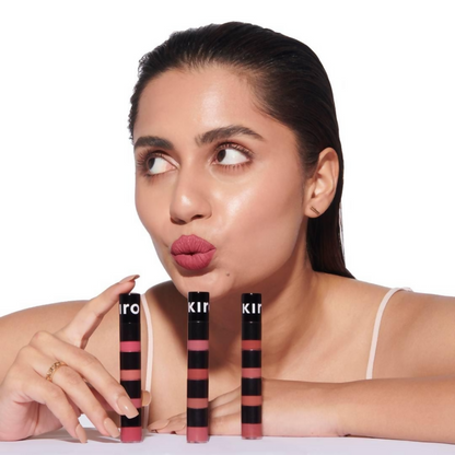 Kiro Four Play Non-Stop Airy Matte Liquid Lip Stack – Paramount Pink - Dista