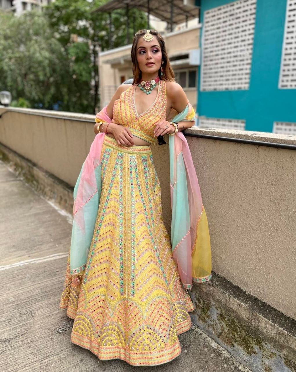 Lehenga Mart Glamorous Designer Lehenga Choli for Bridal and Bridesmaids Wedding Wear Choli - Distacart