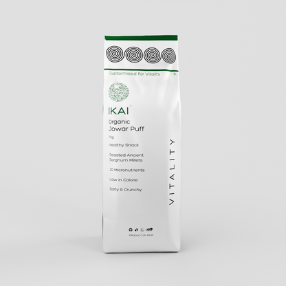 IKAI Organic Jowar Puff (Roasted) - Distacart