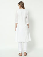 Thumbnail for Fab Fashion Chiken Kari Angrakha V Neck Set