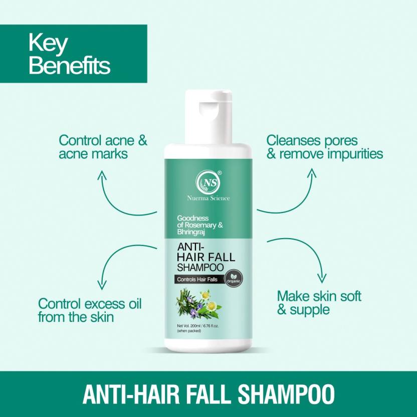 Nuerma Science Anti-Hair Fall Shampoo | Replenishes & Nourishes Hair - Distacart