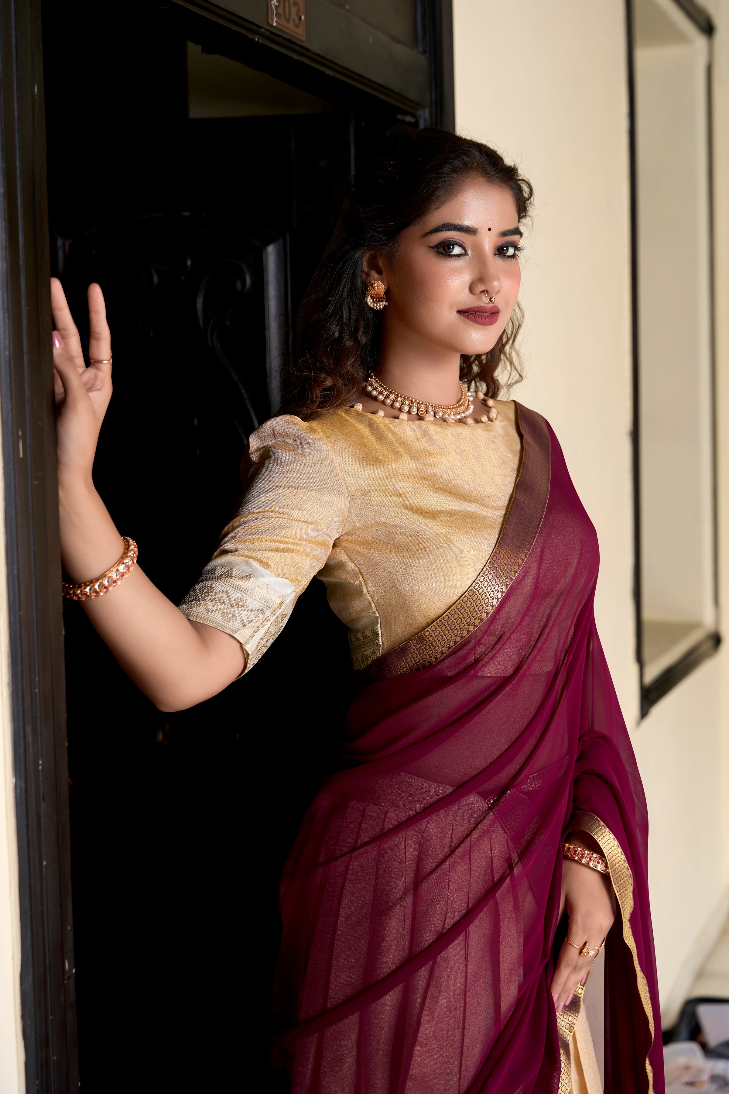 Lorenvalley Cream Kanchipuram Zari Weaving Work Lehenga Choli - Distacart