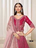Thumbnail for Anaita Red Heavy Embroidered Art Silk Designer Lehenga Choli - Distacart