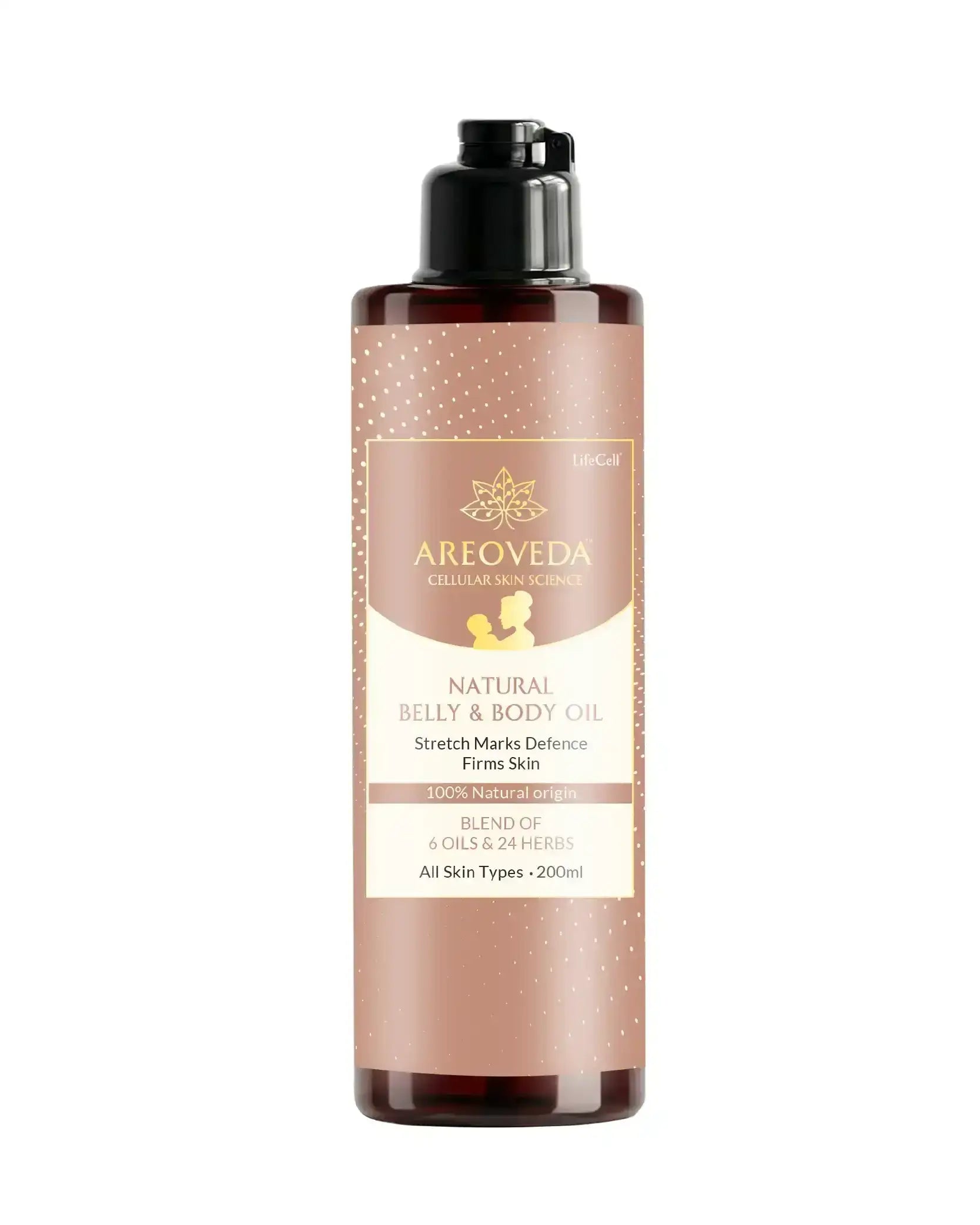 AreoVeda Natural Belly & Body Oil - Distacart